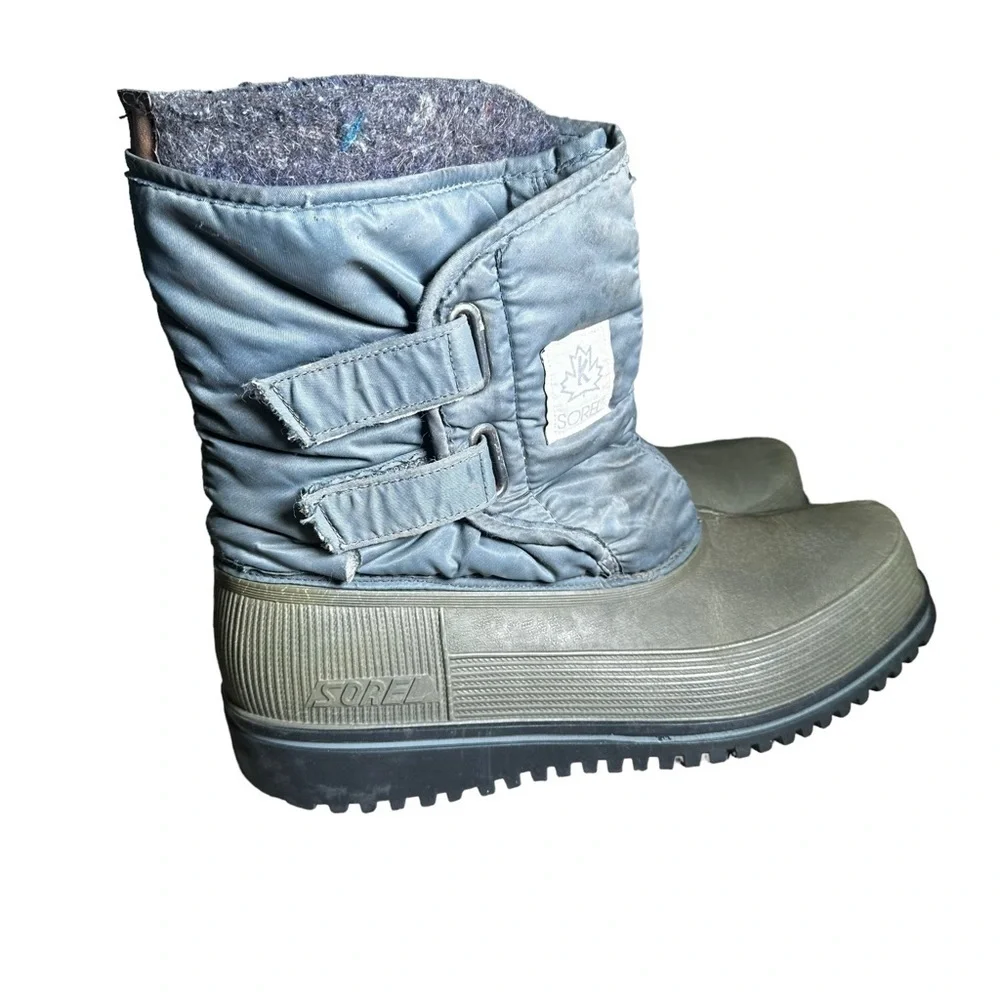 Sorel Vintage Kaufman Green Hook Latch Size 10